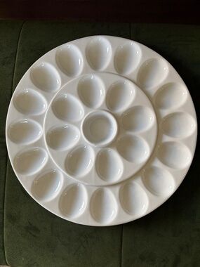 Crate & Barrel Egg Platter